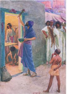 Le premier Pâque, de The Bible Picture Book publié par Thomas Nelson, vers 1950