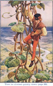 Puis il descendit tranquillement, Jack et le haricot magique, 1925