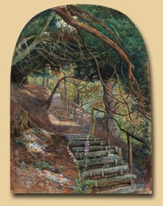 Marches dans un jardin - William Henry Millais