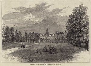 Hatfield House, la résidence du marquis de Salisbury - William Henry Pike