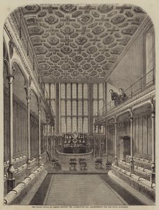 La chapelle royale, St James, montrant les modifications et les arrangements pour le mariage royal - William Henry Prior