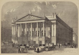 Le nouvel opéra royal italien, Covent Garden, Edmund Barry, architecte