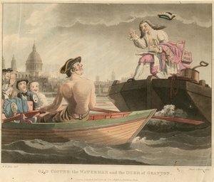 Old Copper le batelier et le Duc de Grafton - William Henry Pyne