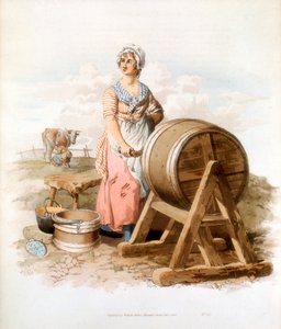 Femmes faisant du beurre, 1808