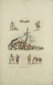 Scènes de camp, 1803 - William Henry after Pyne