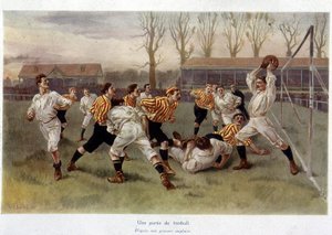 Un match de football - d