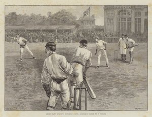 Match de cricket à Lord