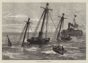 Plongeurs au Travail sur le HMS Eurydice - William Heysham Overend