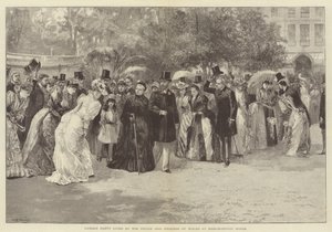 Garden Party donnée par le Prince et la Princesse de Galles à Marlborough House