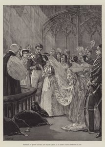 Mariage de la Reine Victoria et du Prince Albert au Palais de St James, 10 février 1840 - William Heysham Overend
