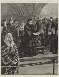 Ouverture des Royal Courts of Justice, l