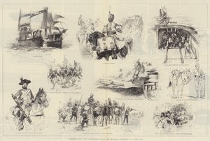 Croquis de The Illustrated Naval and Military Magazine, No 1, juillet 1884