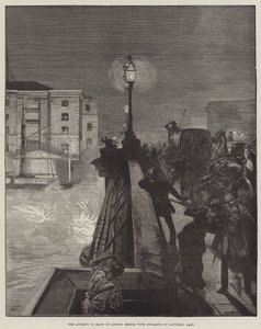La tentative de faire sauter le pont de Londres avec de la dynamite samedi dernier - William Heysham Overend