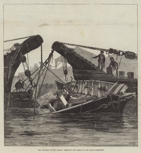 La Collision dans le Solent, enlèvement de l