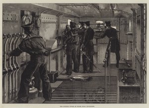 La tour de contrôle à bord du HMS Thunderer