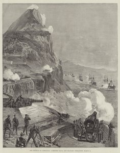La Défense de Gibraltar, opérations navales et militaires combinées, 13 mars - William Heysham Overend