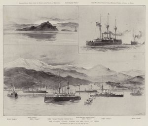 La crise orientale, scènes au large de la côte de Crète - William Heysham Overend