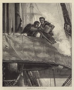 Le canon Gatling, utilisé dans notre marine - William Heysham Overend