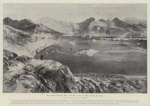 La guerre gréco-turque, vue générale de la bataille de Mati - William Heysham Overend