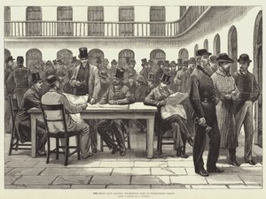 La Ligue agraire irlandaise, temps de récréation à la prison de Kilmainham - William Heysham Overend