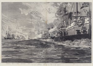 Les manœuvres navales, action au large de l