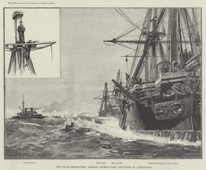 Les manœuvres navales, la flotte de l