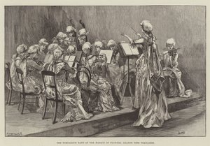 Le Groupe Pompadour au Masque des Fleurs, Grande Fête Française - William Heysham Overend