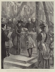 Le prince de Galles à l
