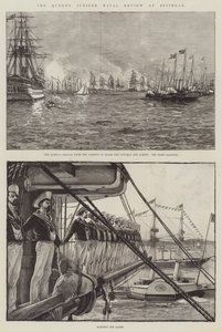 La revue navale du jubilé de la Reine à Spithead - William Heysham Overend