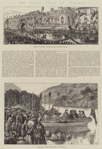 La visite royale en Irlande - William Heysham Overend