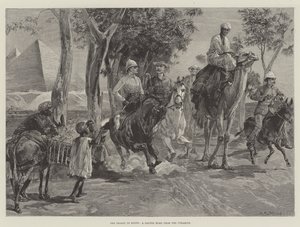 La saison en Égypte, un retour au galop des pyramides - William Heysham Overend