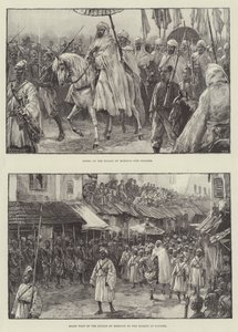 Le sultan du Maroc à Tanger - William Heysham Overend