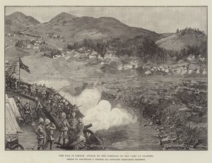 La guerre au Sikkim, attaque des Tibétains sur le camp de Gnatong