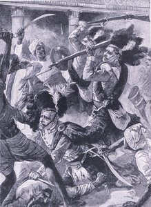 Le deuxième secours de Lucknow, illustration de 