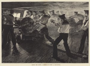 Essayer la portée, une esquisse à bord d