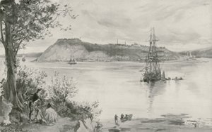 Vue de la ville et de la forteresse de Québec. A.D. 1759