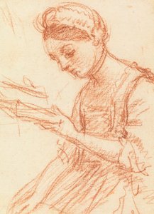 Jeune Fille avec un Livre - William Hoare