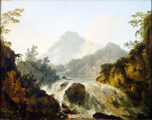 Une cascade dans la vallée de Tuaruru, Tahiti