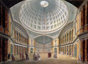 Intérieur du Panthéon, Oxford Road, Londres - William Hodges