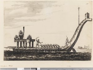 Page 15 Pirogue de guerre, Otaheite - William Hodges