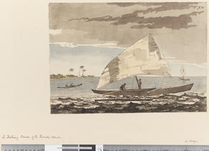 Page 21 Une pirogue de pêche des îles Amicales - William Hodges