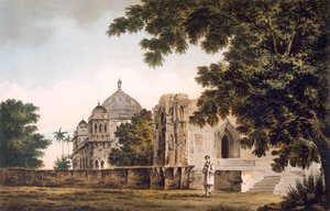 Pl. 18 Vue de la mosquée à Mounheer, du sud-est, de 