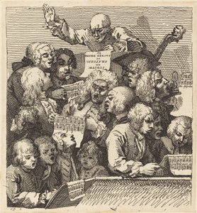 Un chœur de chanteurs
