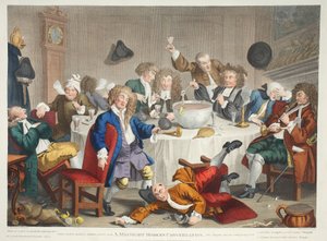 Une Conversation Moderne à Minuit, illustration de 