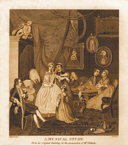 Une étude musicale par William Hogarth - William Hogarth
