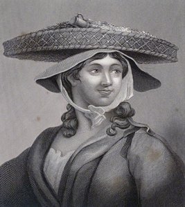 Une fille aux crevettes - William Hogarth