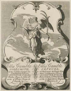 Publicité pour Ellis Gamble, orfèvre - William Hogarth