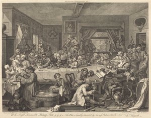 Un divertissement électoral - William Hogarth