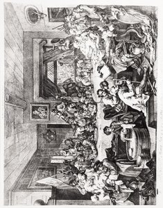 Un Divertissement Électoral, Planche I, 24 Février - William Hogarth