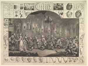 Analyse de la beauté, Planche 2, 5 mars 1753 - William Hogarth